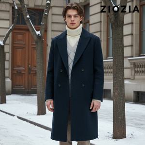 [지오지아] 세미오버 피크드 더블코트 (ABB4CB1102)