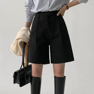 [에이와비] (예쁘진)코듀로이핀턱미디팬츠 -키작녀/시크릿밴딩