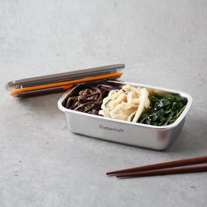 [레벤호프]전자레인지 스텐 밀폐용기(직사각600ml)