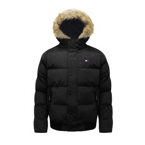 타미힐피거 퀄팅 스노클 숏 패딩 자켓 159AP863-BLK