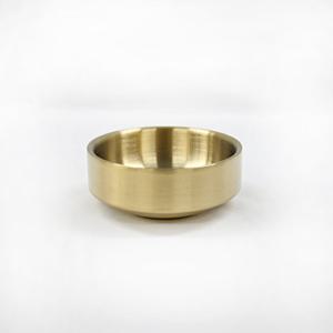 키친아트 금상첨화 티타늄코팅 스텐레스 이중 찬기 극소 7.5cm 접시 종지