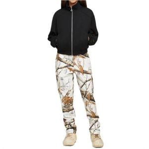 무스너클 로고 플라크 스웨트 집업 자켓 M33LS670 292