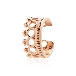 [비앤비골드] 14K 라운드 크라운 귀찌 이어커프 귀걸이 한쪽 MPE38442