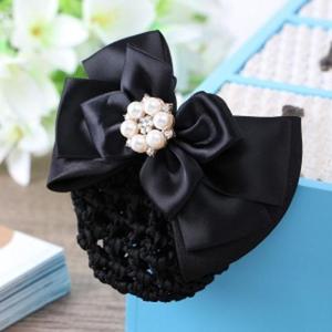 헤어핀 진주 플라워 리본 헤어망 올림머리 머리망