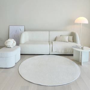 [라이크리빙] 뉴나인 체크 방수 원형 러그 포인트 원형170cm