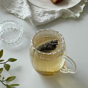 [내열유리]니코트 플리츠 티망 머그컵 세트