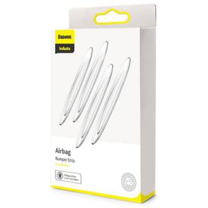 베이스어스 차량용 도어가드 투명 에어백 문콕방지 도어스커프 스트립 (4P)