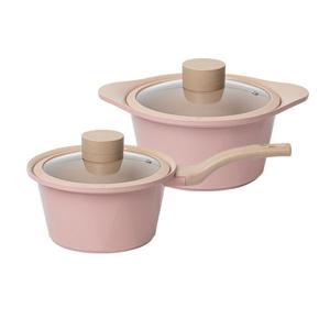 오슬로 피그 인덕션 세라믹냄비 편수18cm+양수20cm