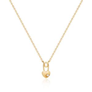 [비앤비골드] 14K 미니 하트 자물쇠 체인 목걸이 MNN38807