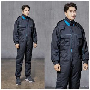 파브 겨울 작업복 정비복 WM-S335 점프수트 일체형