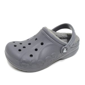 크록스 키즈 바야 라인드 아동 털 클로그 207500-00Q