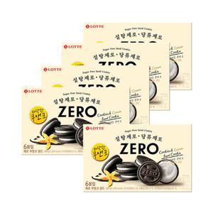 롯데웰푸드 제로 쿠앤크 샌드 288g X 5개 / 설탕제로 무설탕