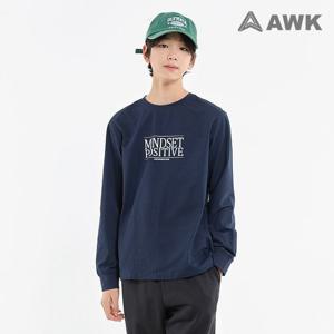 [에어워크 주니어]주니어 베이직 레터링 긴팔 티셔츠