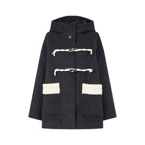 [톰보이] 후드 토글장식 하프코트 9173411985