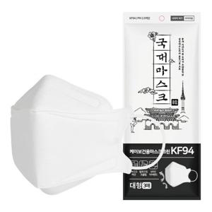 KF94 국대마스크 일회용 3D 라이트 중형 대형 100매