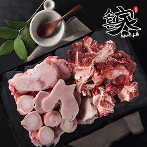 [소돈가]한우 사골(2kg)+잡뼈(2kg) 4kg 일반포장