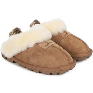 오즈어그웨어 UGG 코케트 백스트랩 슬리퍼 OUW111EB-CHESTNUT