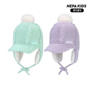 [네파키즈/택가55,000] KJF7408 듀 니트 귀달이 햇 본사직영