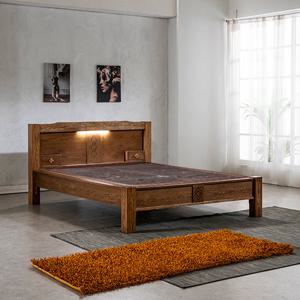 HD현대의료기 115Q V2 퀸 브라운팔보석 돌침대 서랍침대