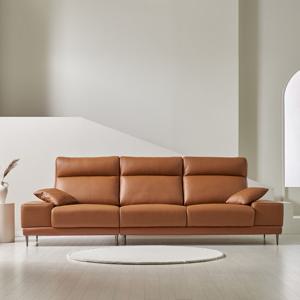 디바체 루아르 이태리 천연면피가죽 4인용 쇼파 국내제작