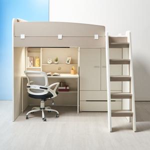 에보니아 허밍 벙커침대 SS 사다리형 C세트 포켓10T매트포함 [수