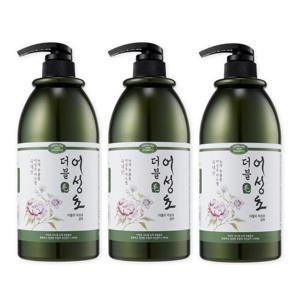 더블모 어성초 두피케어 약산성 대용량 탈모샴푸 1000ml 3개