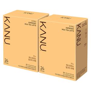 카누 에스프레소 밀크티라떼 24T 2개