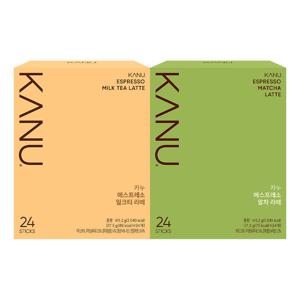 카누 에스프레소 말차라떼 24T+에스프레소 밀크티라떼 24T