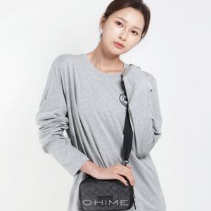 버버리티셔츠 남성 젠슨 라운드 긴팔 80042551 연그레이