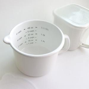 하코야 법랑 원형 핸디포트15cm(주둥이형)/밀크팬 소스팬 조미료