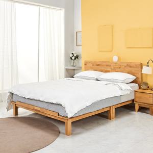 보테 라지킹 1800 다리형 LED 침대 엘다 원목 프레임 (착불)