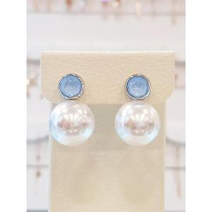 볼라레 세이브존03 선물박스 왕진주 오스트리아 스톤 귀걸이 LE772