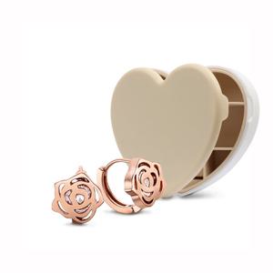 [러브넛] 하트케이스+14k 로즈마리 귀걸이plated MSE-0250