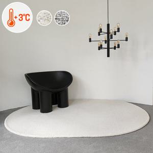 하티 온열 온감 원형 타원형 러그 170x230cm