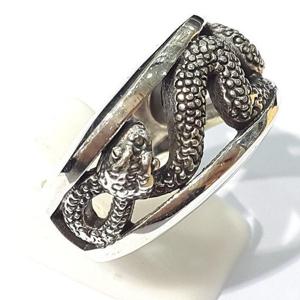 [블루케이] silver 순은실버 반지231010-13 18호뱀