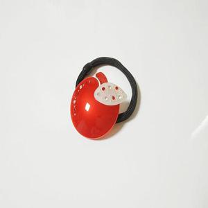 유니크 사과 장식 여자 머리끈 헤어끈 헤어슈슈 2