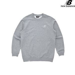 뉴발란스 NBNCB41013-GR 베이직 스몰로고 맨투맨 공용 긴팔티