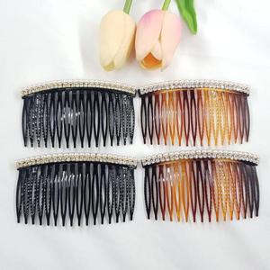 큐빅 진주 올림머리 헤어 빗핀 머리핀