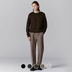 [지오다노/본사] 113915 브러시드 테이퍼드 히든밴딩 슬랙스