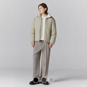 [지오다노/본사] 113918 브러시드 와이드 플리츠 슬랙스