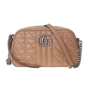 [구찌] GG마몽 마틀라세 스몰 숄더백/베이지/447632 UM8BN 2754
