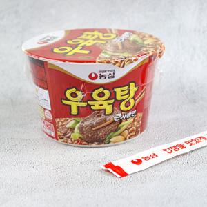 농심 우육탕 큰사발면 115g 1개 / 컵라면 큰컵
