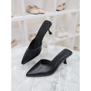 [블리아르]포인티드 토 심플 미들힐 뮬 블로퍼 6cm MDBL500015_G