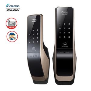 A지역설치 GNP-YG120 무타공 푸시풀도어락 카드키 현관문도어락