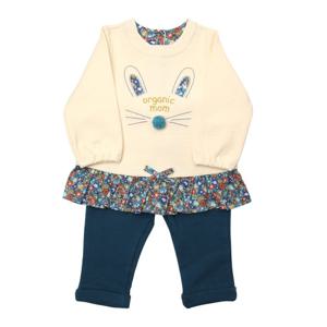 [오가닉맘] 꽃토끼롱티여아긴소상하 MDW6ES03