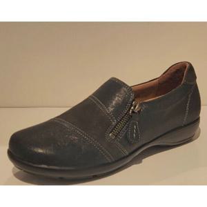 LANSLS3820WG2 금강제화 랜드로바 여성 경량 베이직 사이드 지퍼 슬립온