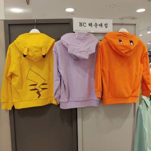 [오후]완전 귀여운 포켓몬 변신~~포켓몬스터 코스튬 후드 스셔츠 OHMH23W1C