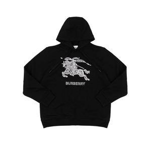 [로로모다] 버버리 엠브로이드 로고 남성 긴팔 후드티 / 8072776