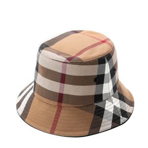 [로로모다] 버버리 캔버스 체크 버킷햇 / 8041616