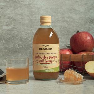 [본타몰] 데니그리스 유기농 사과 식초 허니 500ml 애사비 벌꿀